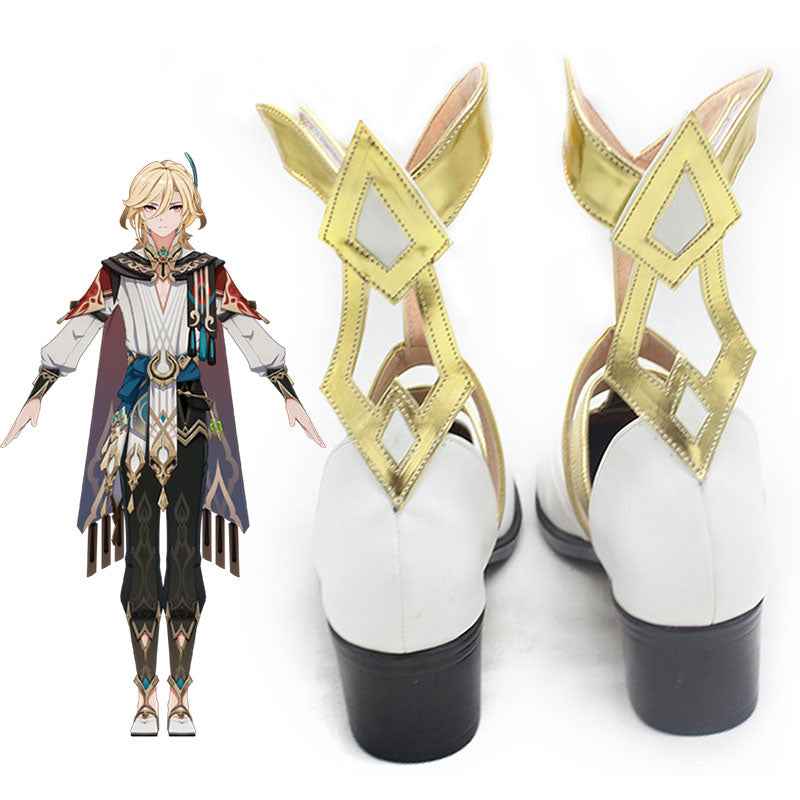 Genshin Impact Kaveh Cosplay Shoes