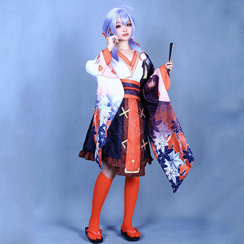 Genshin Impact Kazuha Female Halloween Cosplay Costume