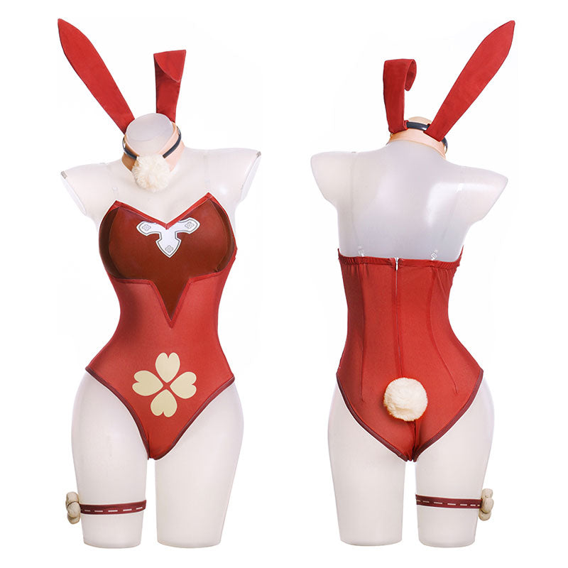 Genshin Impact Klee Bunny Girl Cosplay Costume