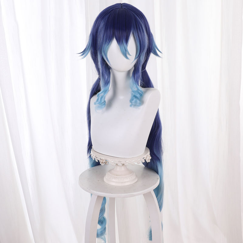 Genshin Impact Layla Blue Cosplay Wig