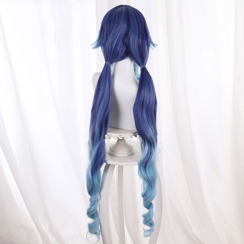 Genshin Impact Layla Blue Cosplay Wig