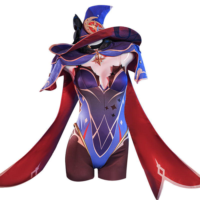 Genshin Impact Mona Halloween Cosplay Costume - Winkcosplay