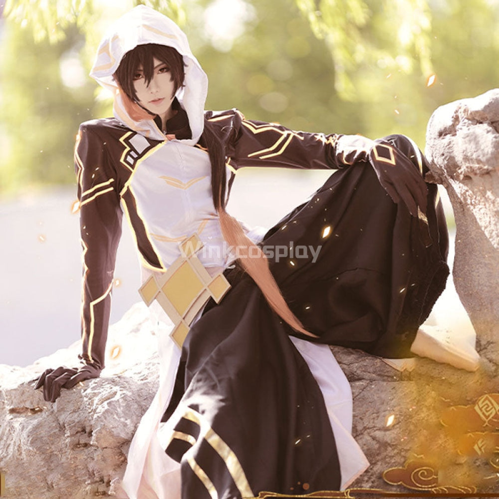 Genshin Impact Morax Zhongli Cosplay Costume - Winkcosplay