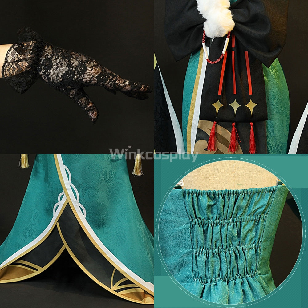 Genshin Impact Ms Hina Gorou Female Cosplay Costume