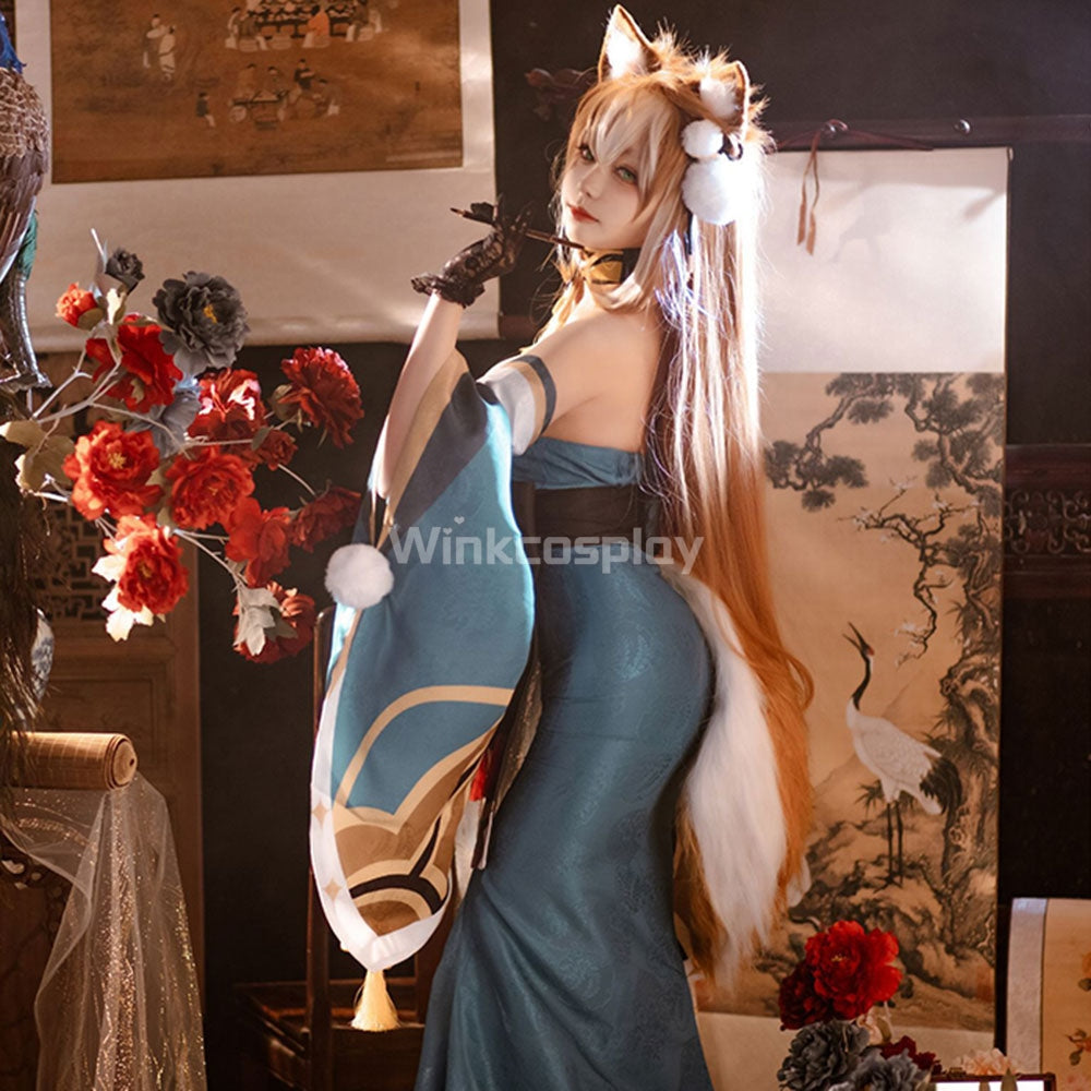 Genshin Impact Ms Hina Gorou Female Cosplay Costume