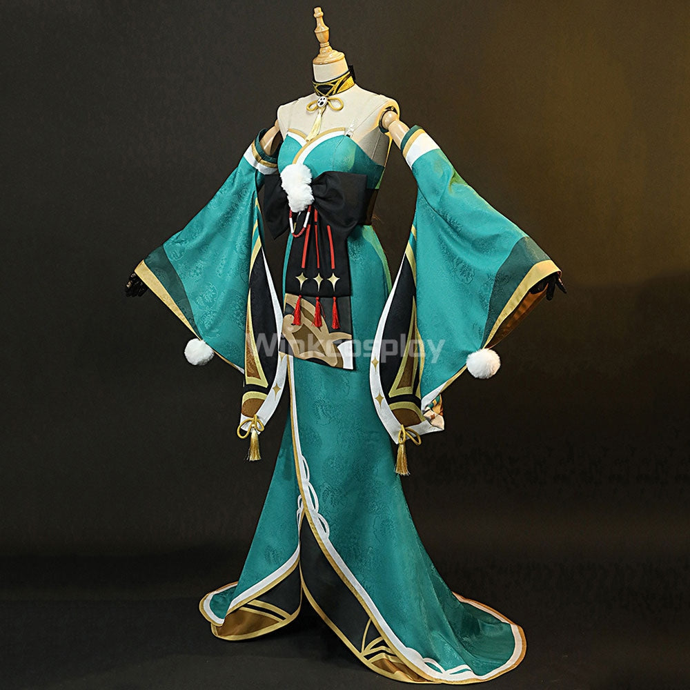 Genshin Impact Ms Hina Gorou Female Cosplay Costume