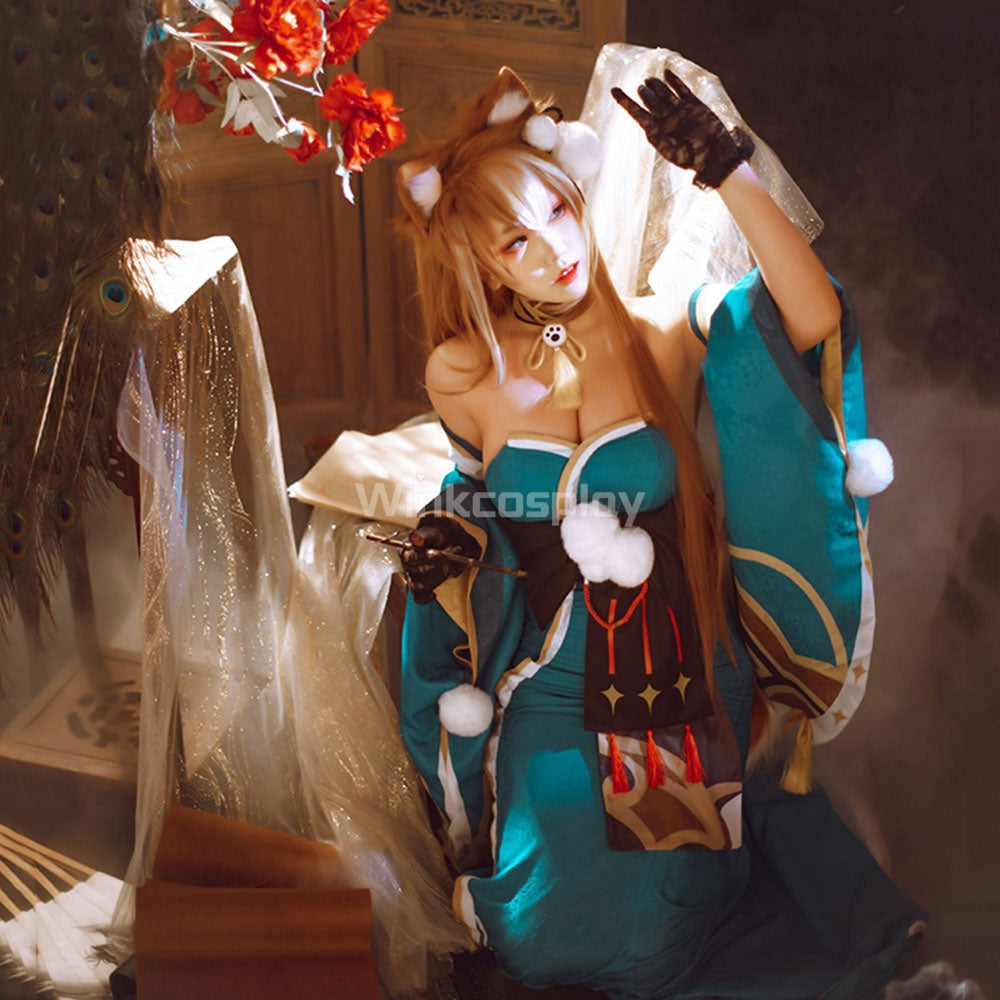 Genshin Impact Ms Hina Gorou Female Cosplay Costume