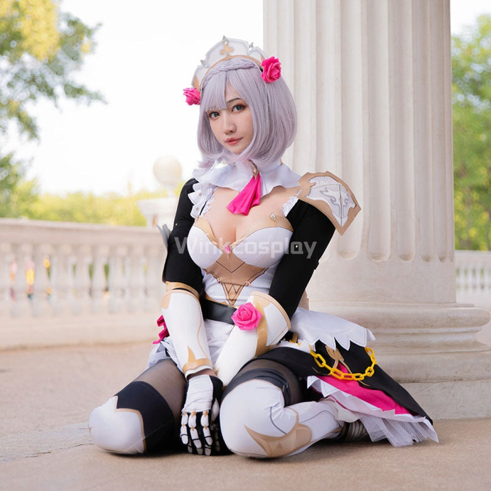 Genshin Impact Noelle Cosplay Costume - Winkcosplay