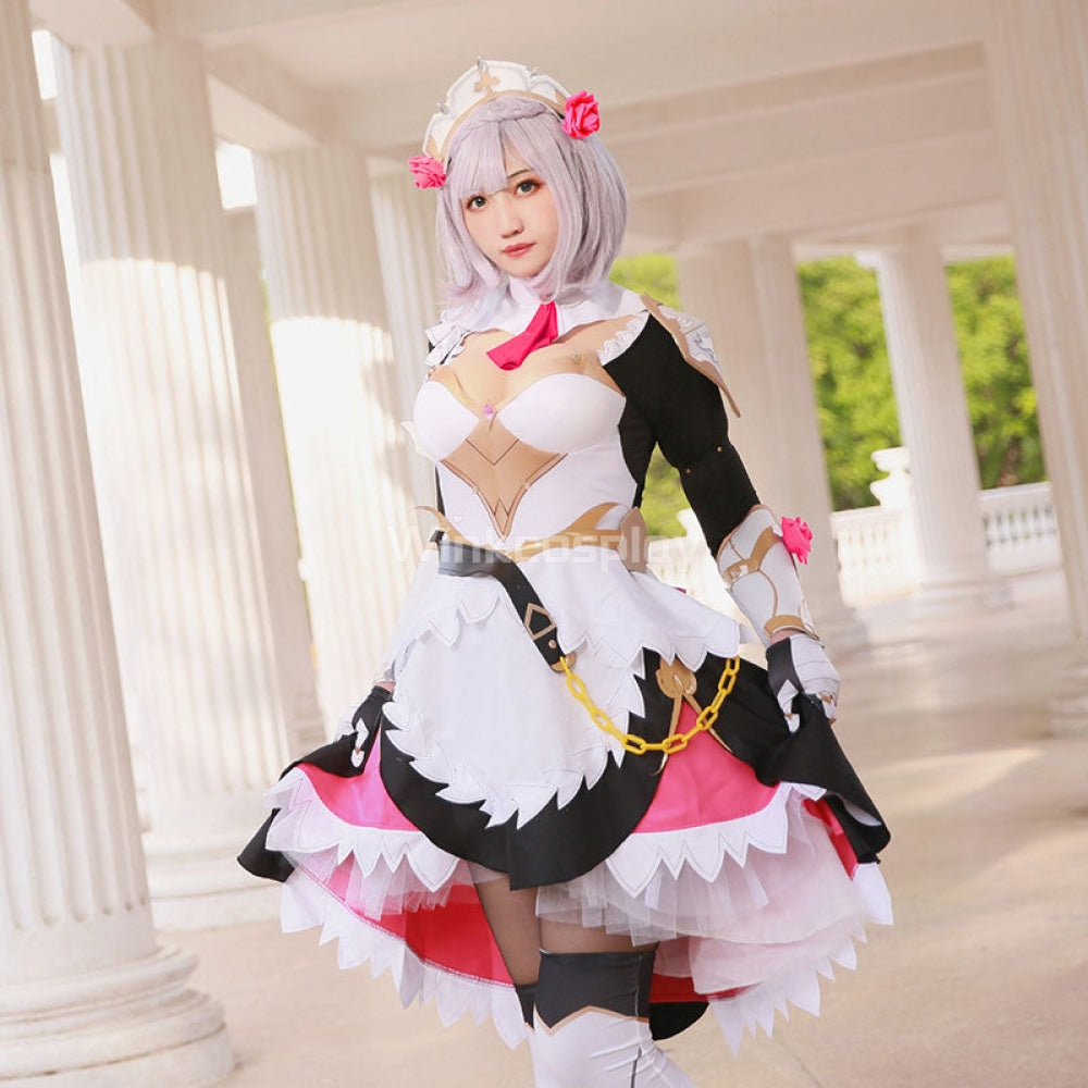 Genshin Impact Noelle Cosplay Costume - Winkcosplay