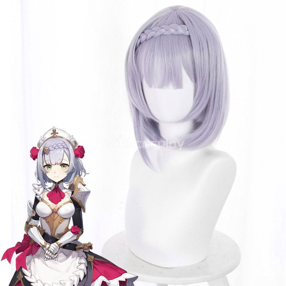 Genshin Impact Noelle Purple Cosplay Wig - Winkcosplay