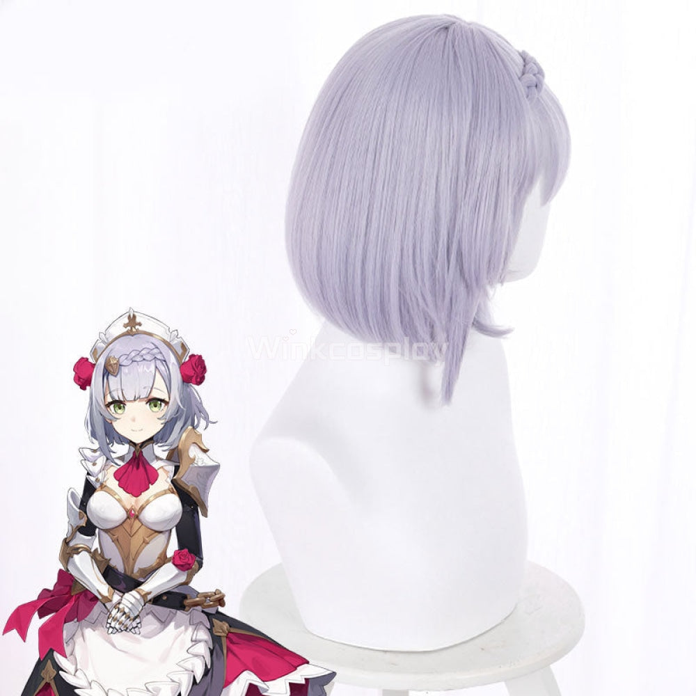 Genshin Impact Noelle Purple Cosplay Wig - Winkcosplay