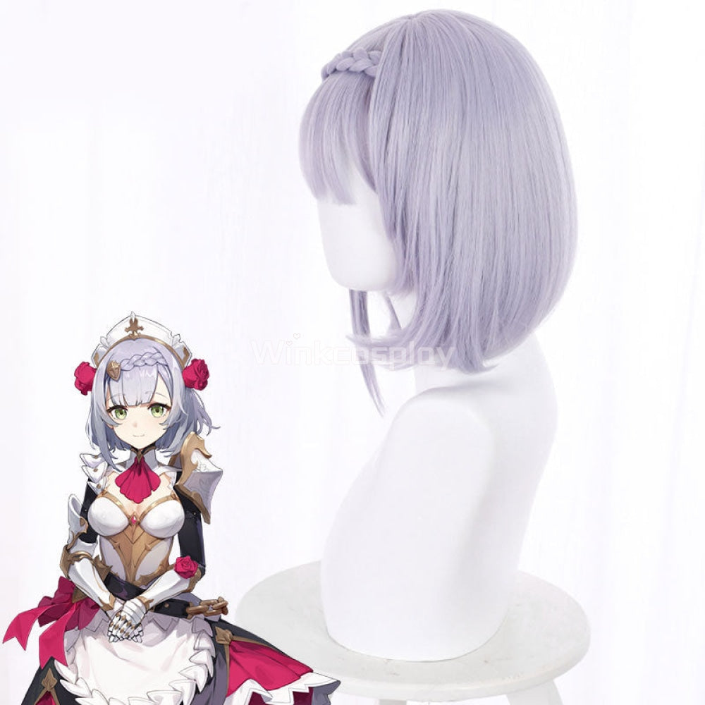 Genshin Impact Noelle Purple Cosplay Wig - Winkcosplay