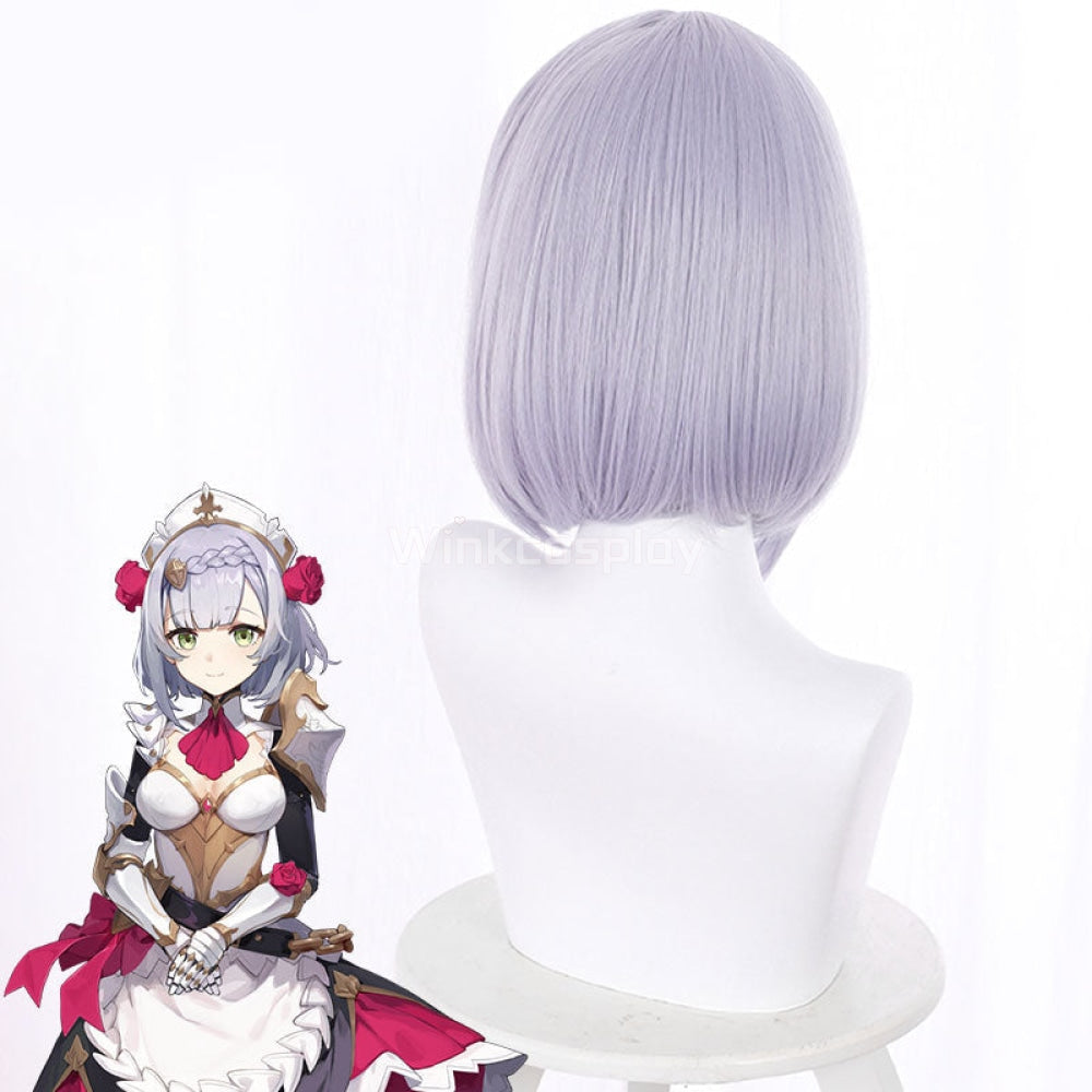 Genshin Impact Noelle Purple Cosplay Wig - Winkcosplay