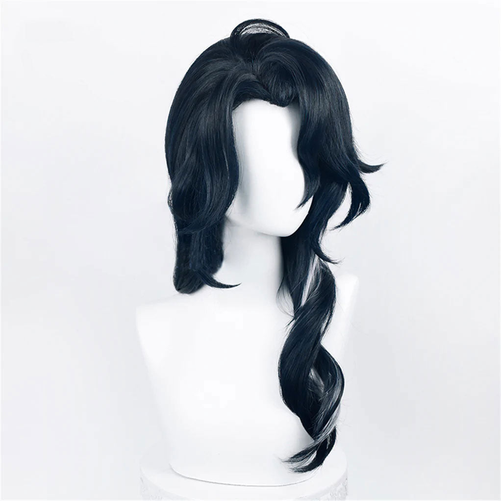 Genshin Impact the Eleven Fatui Harbingers Regrator Rich Man Pantalone Cosplay Wig