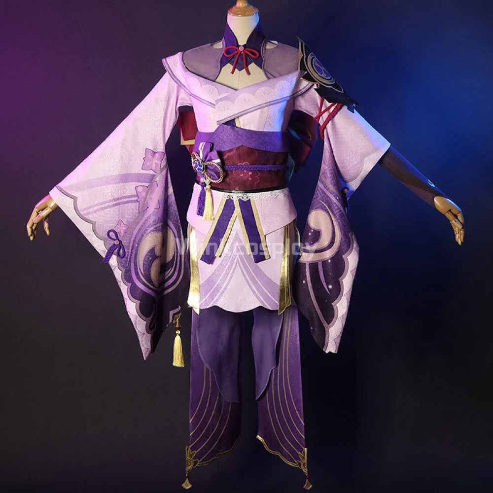 Genshin Impact Raiden Shogun Baal Cosplay Costume - Winkcosplay