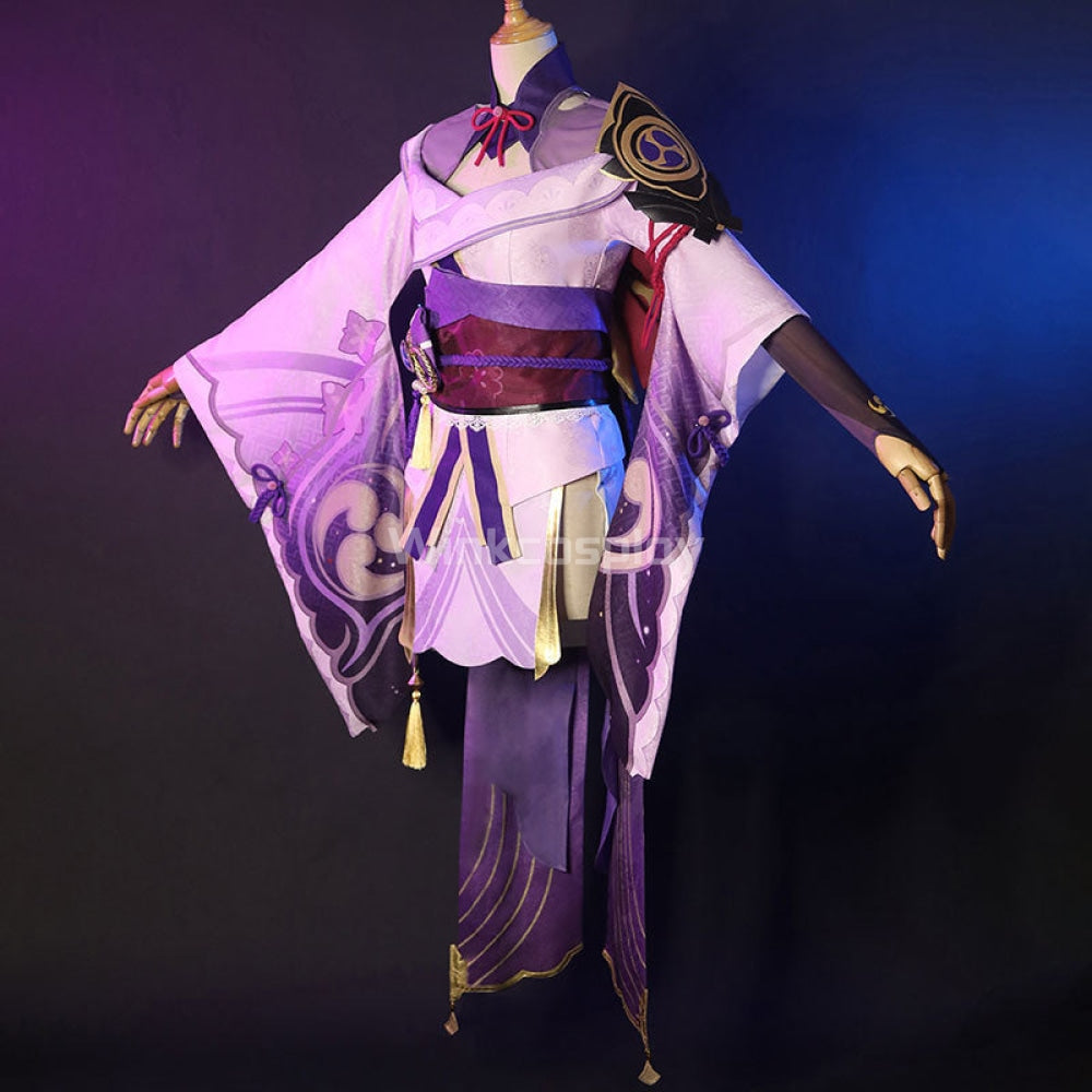 Genshin Impact Raiden Shogun Baal Cosplay Costume - Winkcosplay
