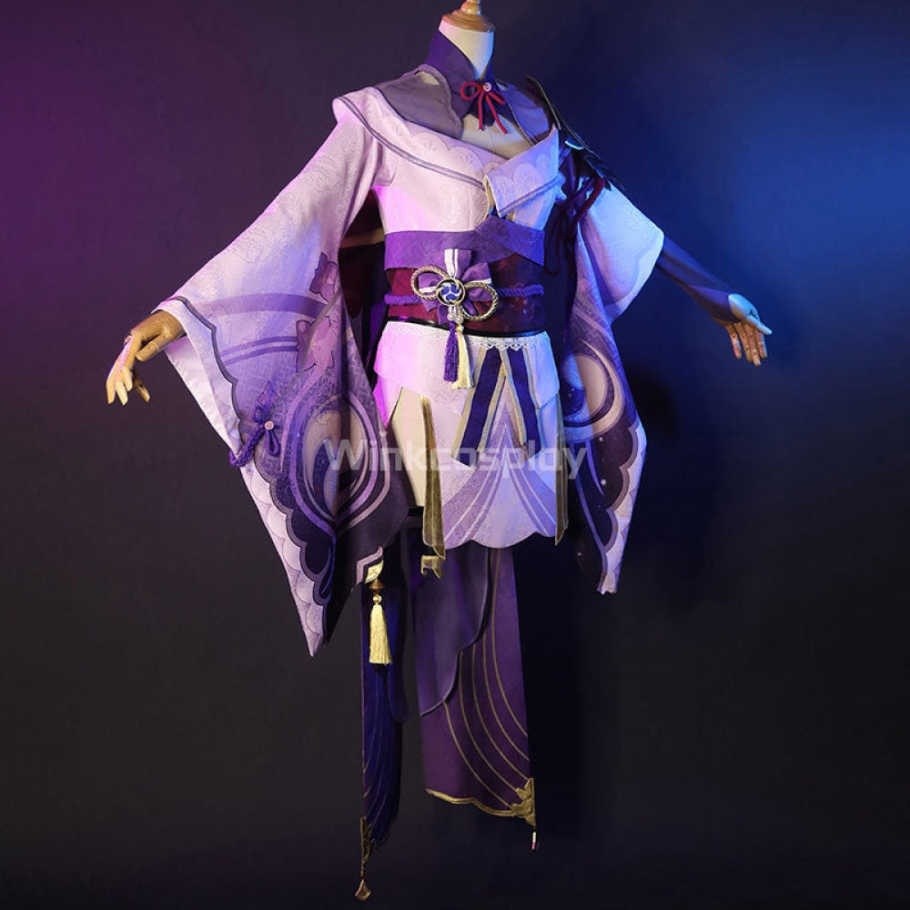 Genshin Impact Raiden Shogun Baal Cosplay Costume - Winkcosplay