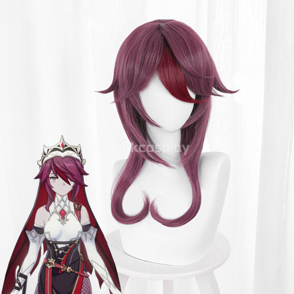 Genshin Impact Rosaria Purple Cosplay Wig - Winkcosplay