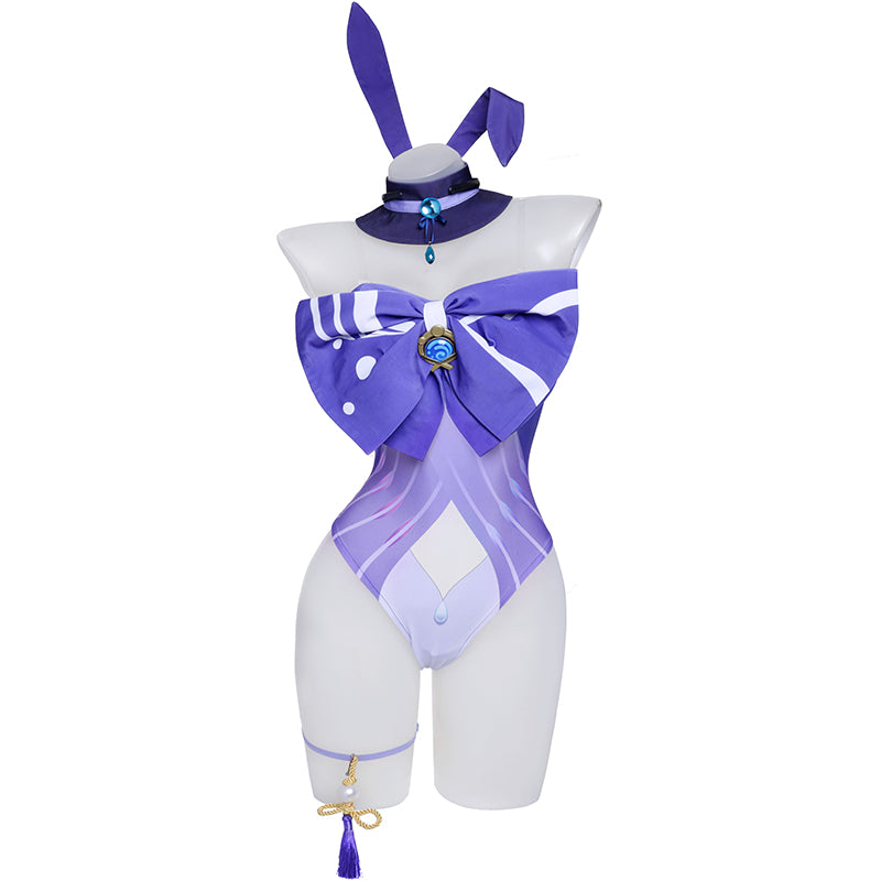 Genshin Impact Sangonomiya Kokomi Bunny Girl Cosplay Costume