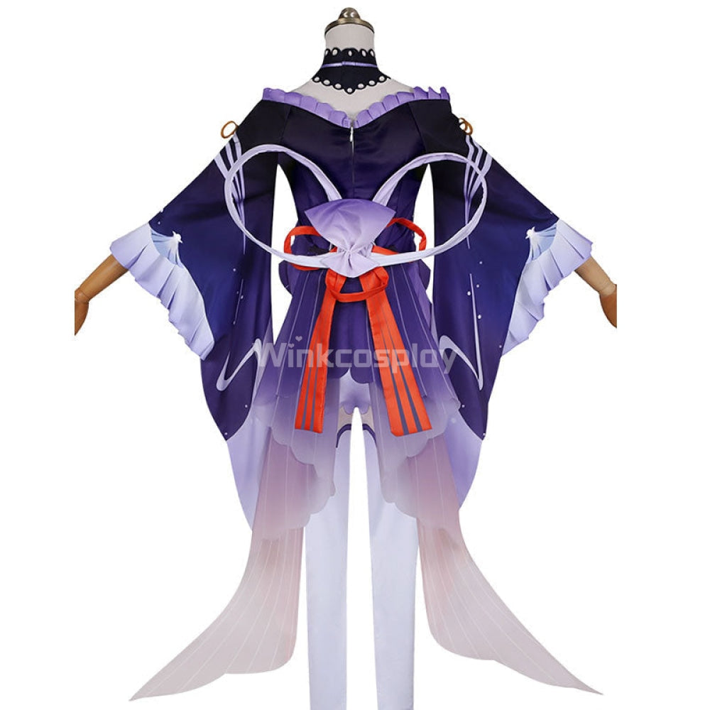 Genshin Impact Sangonomiya Kokomi Halloween Cosplay Costume - Winkcosplay