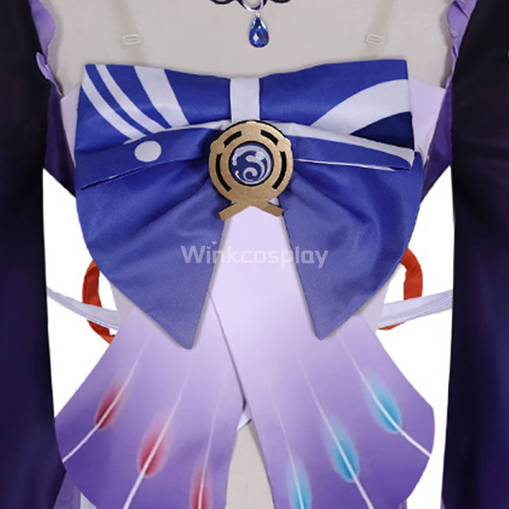 Genshin Impact Sangonomiya Kokomi Halloween Cosplay Costume - Winkcosplay