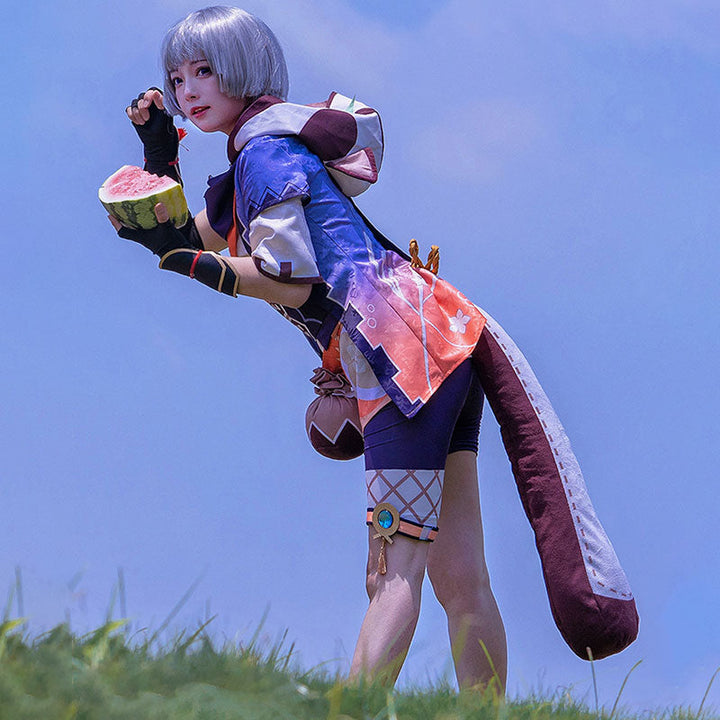 Genshin Impact Sayu Halloween Cosplay Costume - Winkcosplay
