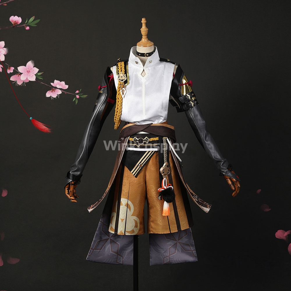 Genshin Impact Shikanoin Heizou Halloween Cosplay Costume