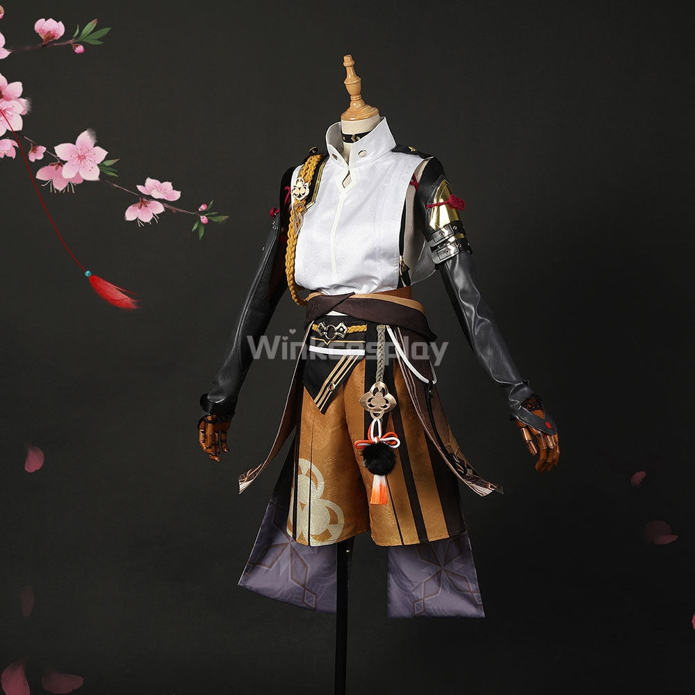 Genshin Impact Shikanoin Heizou Halloween Cosplay Costume