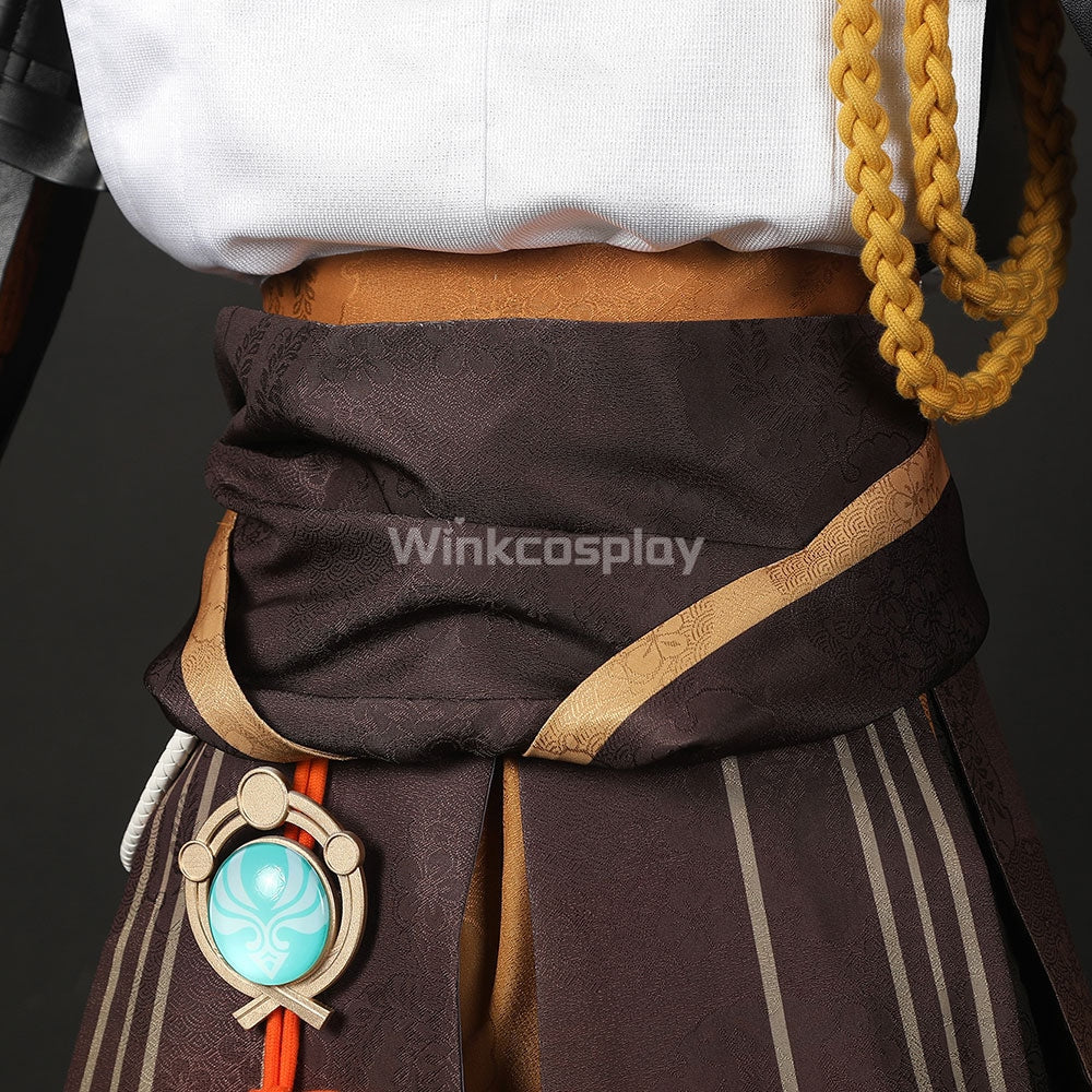 Genshin Impact Shikanoin Heizou Halloween Cosplay Costume