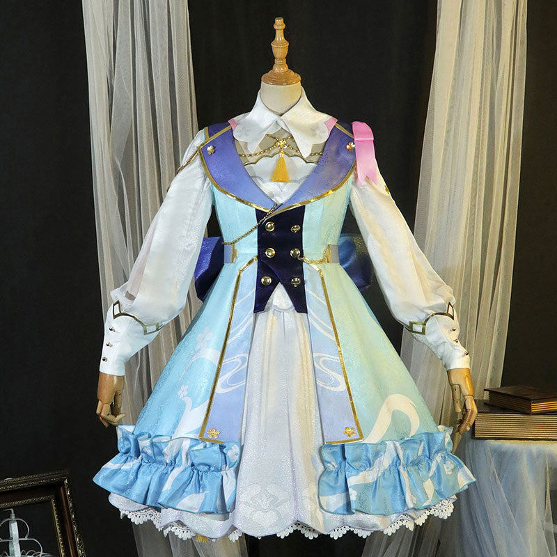 Genshin Impact Springbloom Missive Kamisato Ayaka New Outfit Cosplay Costume