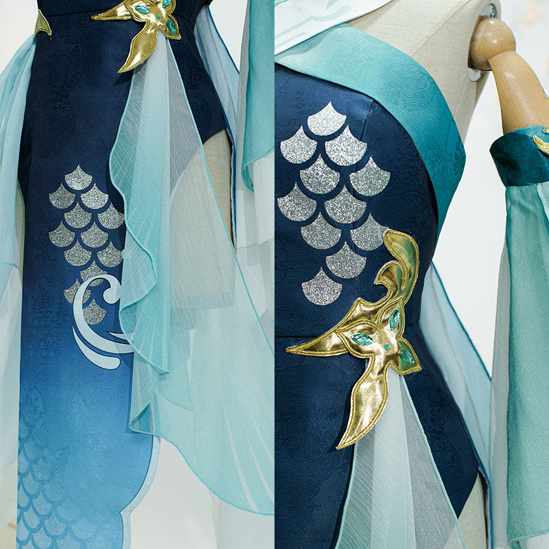 Genshin Impact Streetward Rambler Madame Ping Cosplay Costume