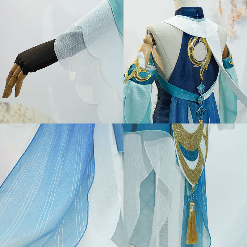 Genshin Impact Streetward Rambler Madame Ping Cosplay Costume