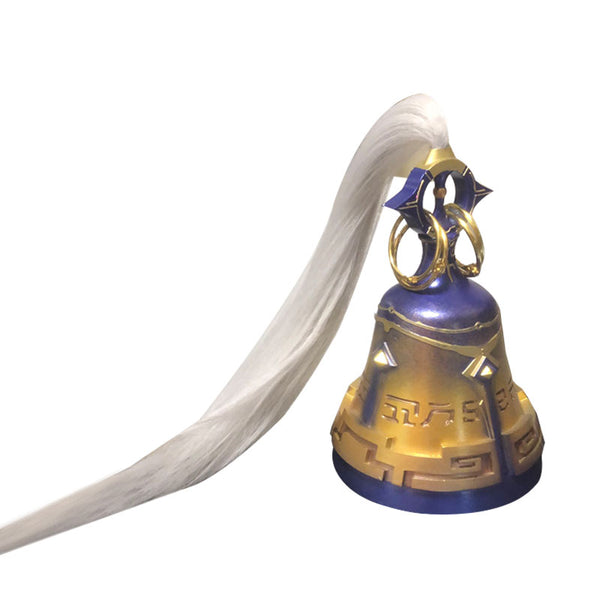 Genshin Impact Streetward Rambler Madame Ping Guizhong Haagentus Cleansing Bell Cosplay Accessory Prop