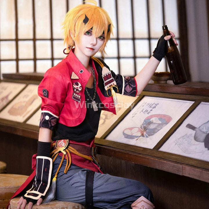 Genshin Impact Thoma Halloween Cosplay Costume - Winkcosplay