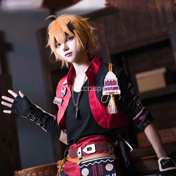 Genshin Impact Thoma Halloween Cosplay Costume - Winkcosplay