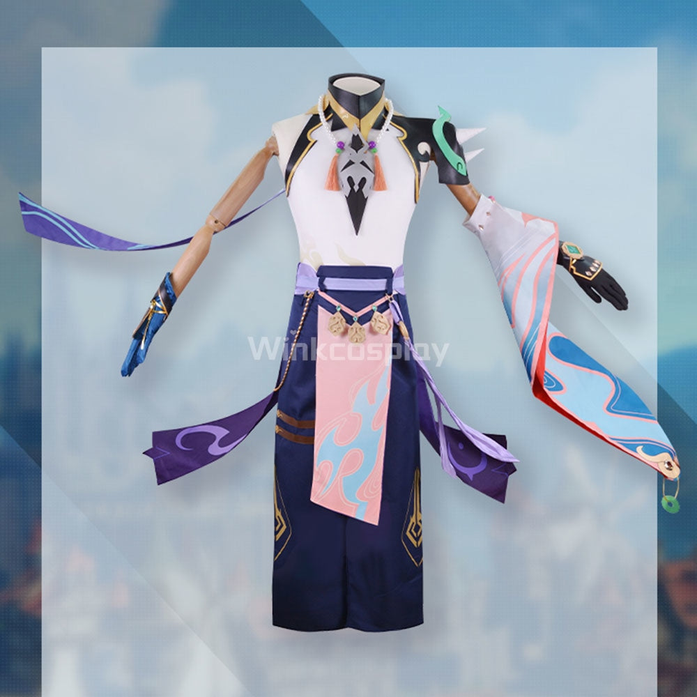 Genshin Impact Xiao Halloween Cosplay Costume - Winkcosplay