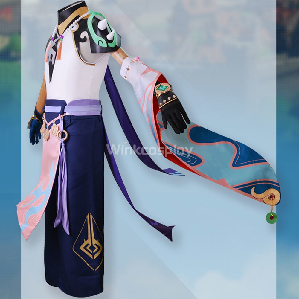 Genshin Impact Xiao Halloween Cosplay Costume - Winkcosplay