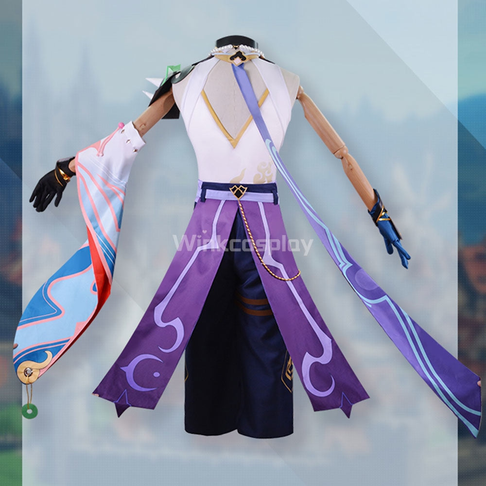 Genshin Impact Xiao Halloween Cosplay Costume - Winkcosplay