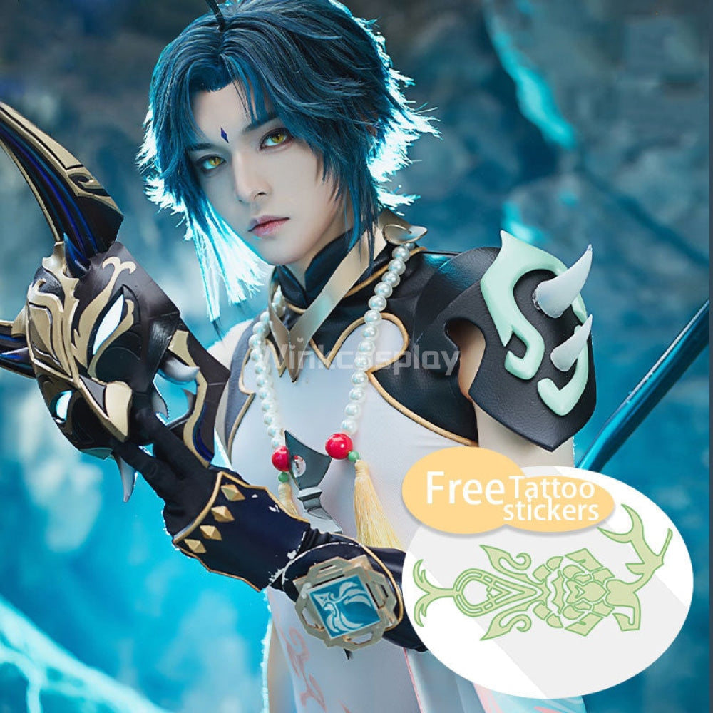 Genshin Impact Xiao Halloween Cosplay Costume - Winkcosplay