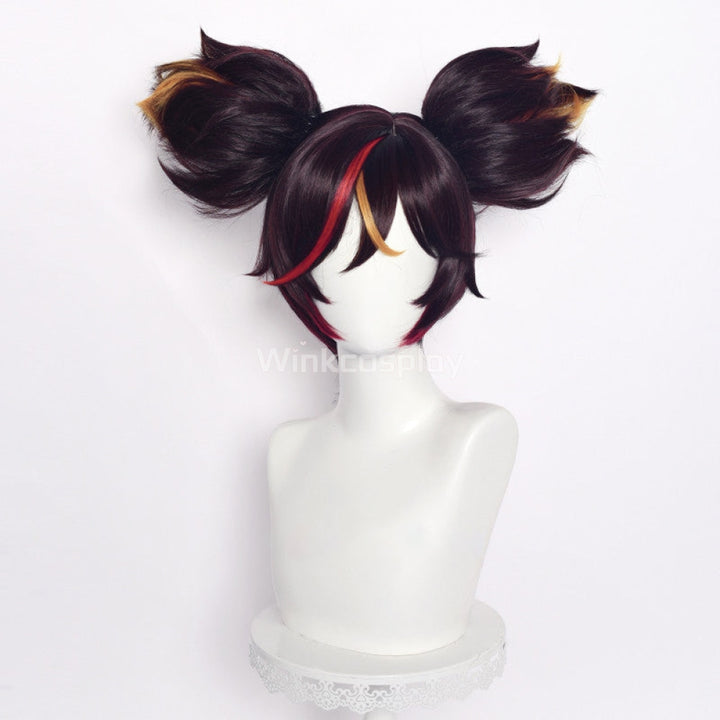 Genshin Impact Xinyan Black Brown Cosplay Wig - Winkcosplay
