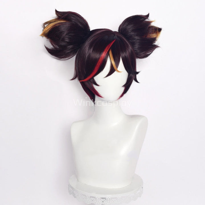 Genshin Impact Xinyan Black Brown Cosplay Wig - Winkcosplay
