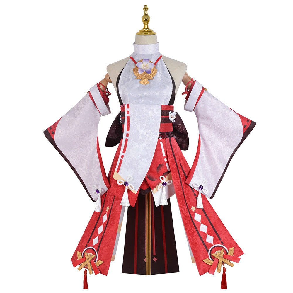 Genshin Impact Yae Miko Guuji Yae Halloween Cosplay Costume - Winkcosplay