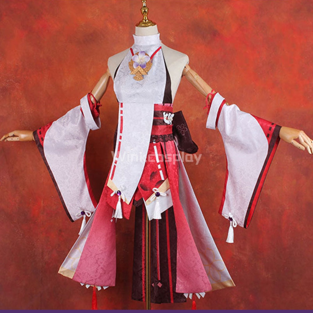 Genshin Impact Yae Miko Guuji Yae Halloween Cosplay Costume - Winkcosplay