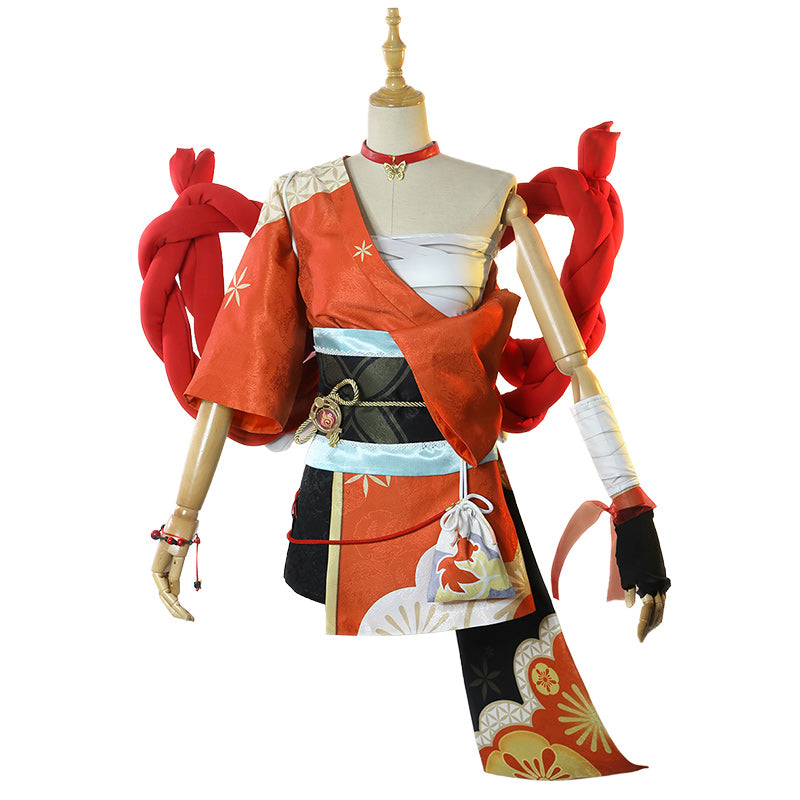 Genshin Impact Yoimiya Halloween Cosplay Costume - Winkcosplay