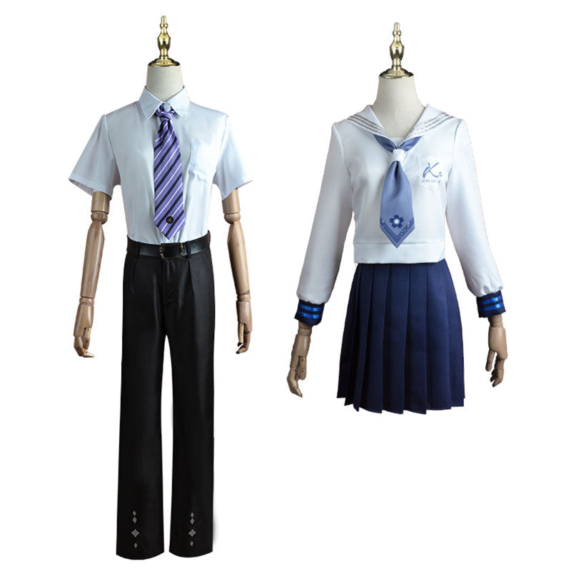 Genshin Impact & HEYTEA Kamisato Ayaka Kamisato Ayato JK Cosplay Costume