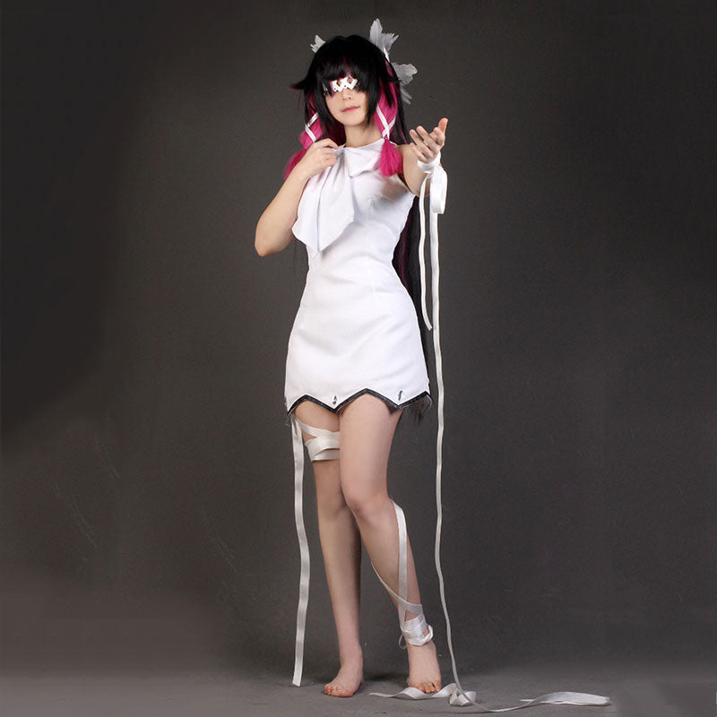 Genshin Impact the Eleven Fatui Harbingers Damselette Columbina The Maiden Cosplay Costume