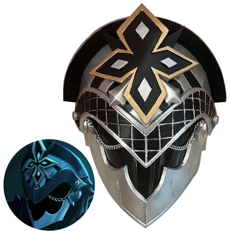 Genshin Impact the Eleven Fatui Harbingers The Captain Il Capitano Mask Cosplay Accessory Prop