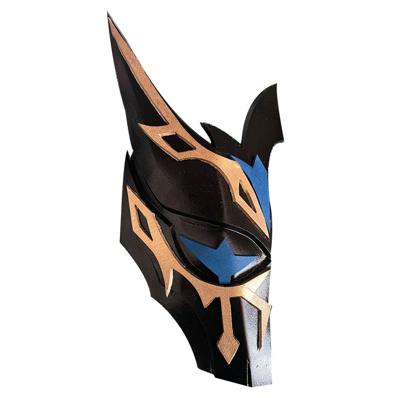 Genshin Impact the Eleven Fatui Harbingers The Jester Pierro Mask Cosplay Accessory Prop