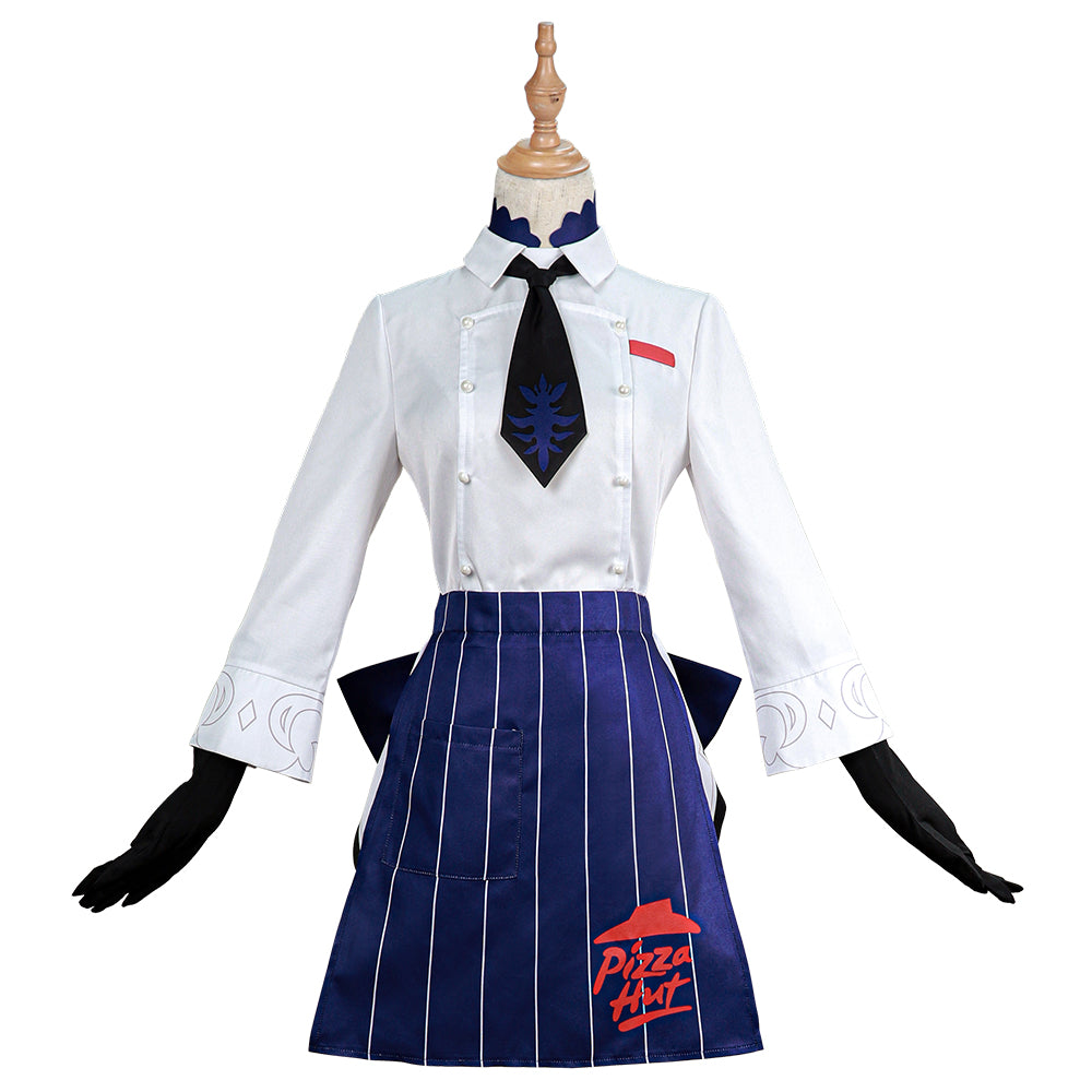 Genshin Impact x Pizza Hut Collaboration Eula Cosplay Costume