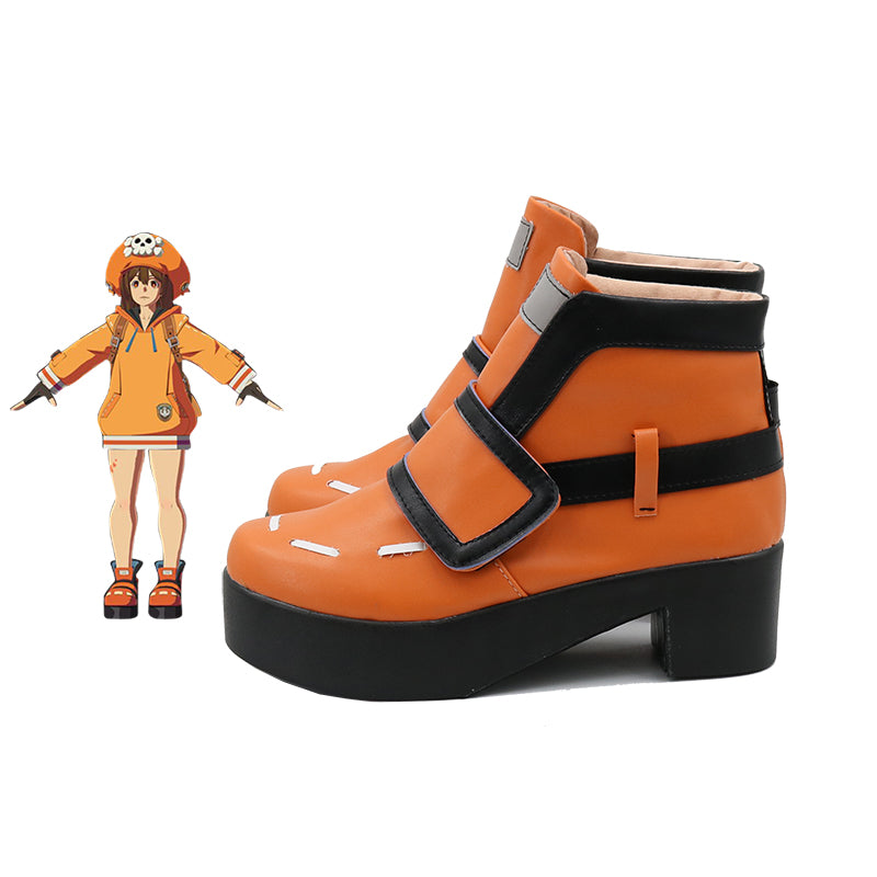 Guilty Gear STRIVE May Orange Cosplay Shoes